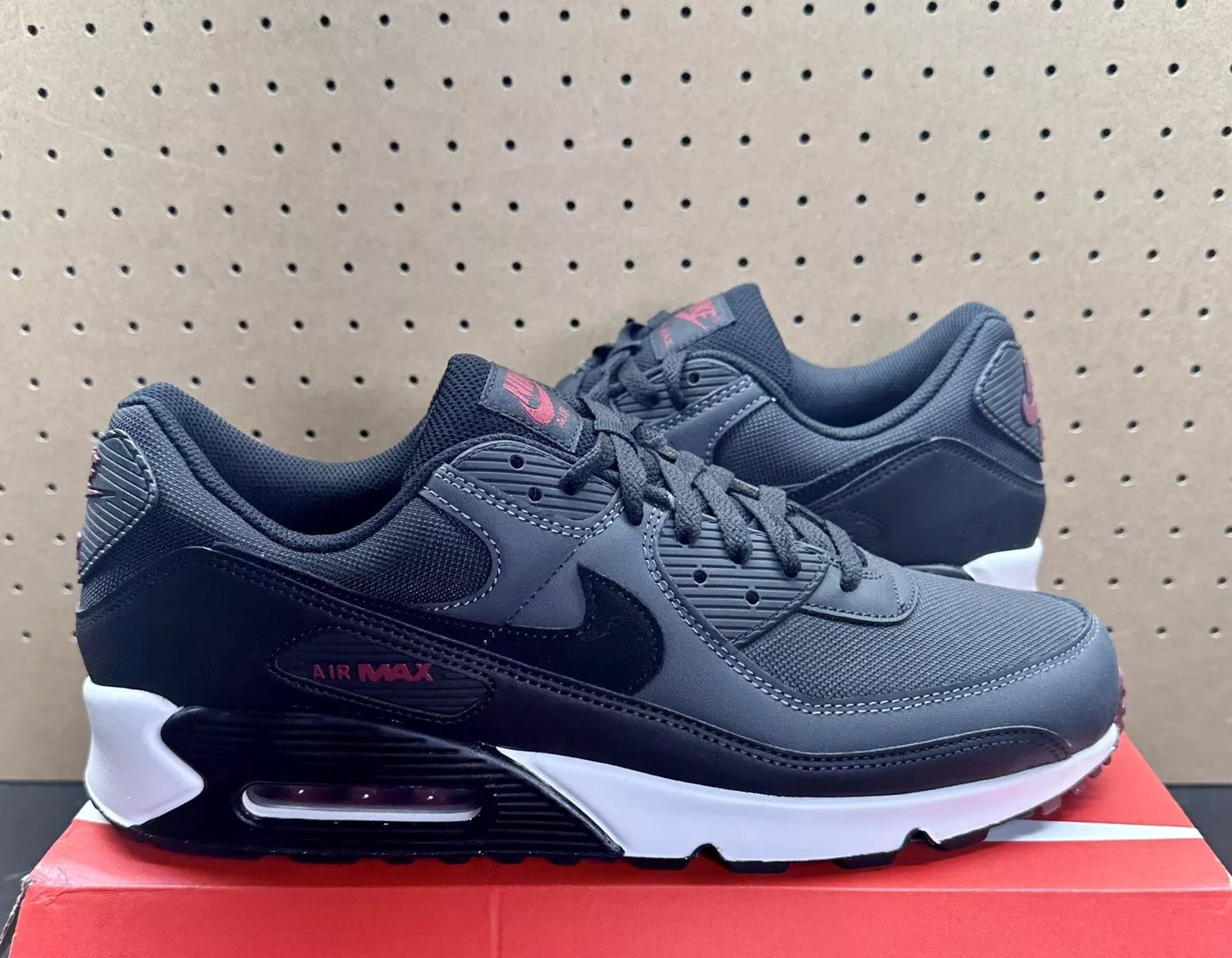 Air Max 90 Anthracite Team Rouge ORIGINAL